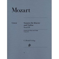 W.A. Mozart: Violin Sonatas - Volume 3 (Urtext Edition)