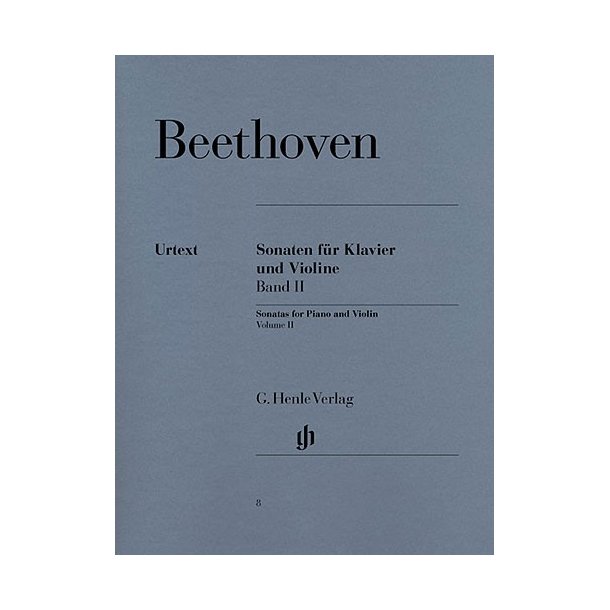 Ludwig Van Beethoven: Violin Sonatas - Volume 2 (Henle Urtext Edition)