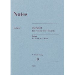 HENLE MANUSCRIPT NOTEBOOK NOTES SMALL A6 16 PAGES BK