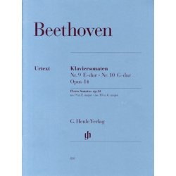 Beethoven: Piano Sonata No.9 And No.10 Op.14 (Henle Urtext Edition)