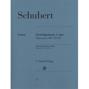 Franz Schubert: String Quintet In C (Henle Urtext Edition) - Parts