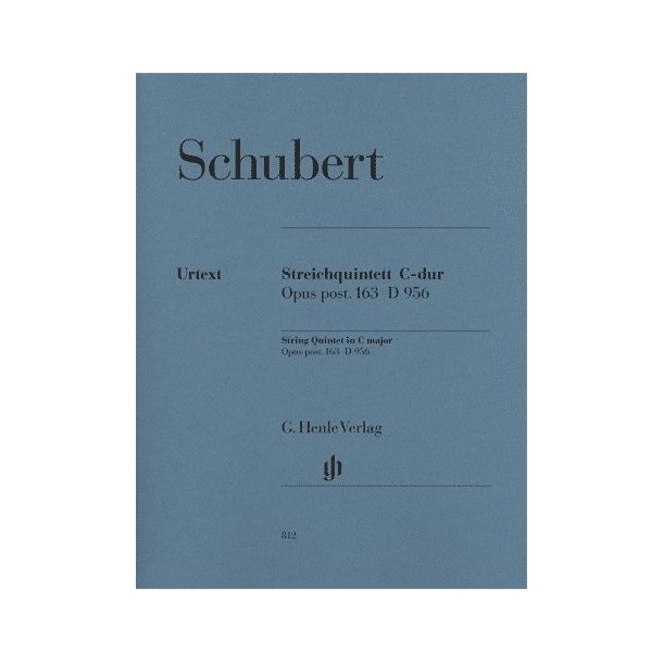 Franz Schubert: String Quintet In C (Henle Urtext Edition) - Parts