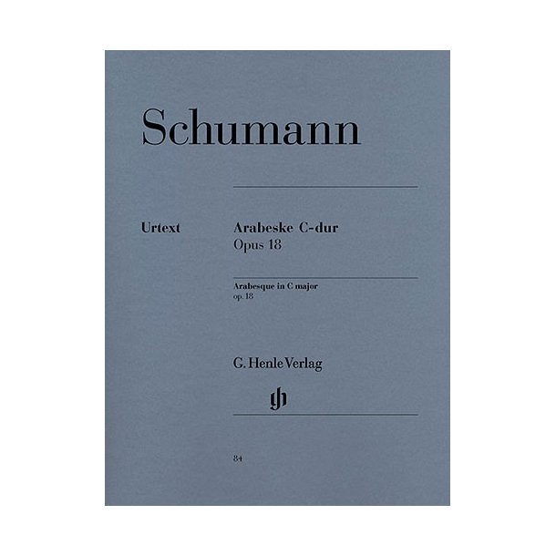 Robert Schumann: Arabesque In C Op.18 (Urtext Edition)