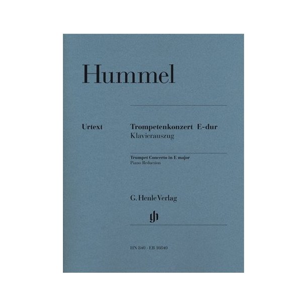 Johann Nepomuk Hummel: Trumpet Concerto In E - Trumpet/Piano (Urtext)