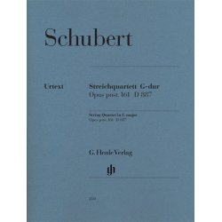 Franz Schubert: String Quartet In G Op. post. 161 D 887 - Henle Urtext