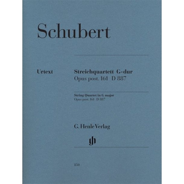 Franz Schubert: String Quartet In G Op. post. 161 D 887 - Henle Urtext