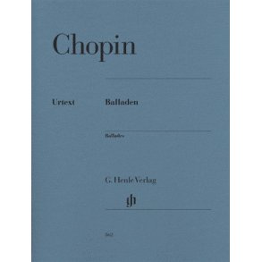 Frédéric Chopin: Ballades (Henle Urtext Edition)