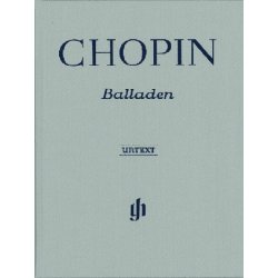 Frdric Chopin: Ballades - Clothbound (Henle Urtext Edition)