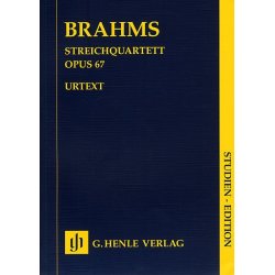 Johannes Brahms: Streichquartett Op.67 (Henle Urtext Edition)