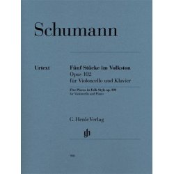 Robert Schumann: Five Pieces In Folk Style Op.102 - Cello Version