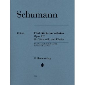 Robert Schumann: Five Pieces In Folk Style Op.102 - Cello Version