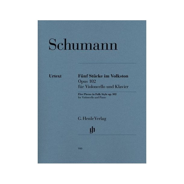 Robert Schumann: Five Pieces In Folk Style Op.102 - Cello Version
