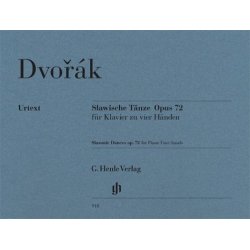 Anton&iacute;n Dvor&aacute;k: Slavonic Dances Op.72 - Piano Four-Hands (Henle Urtext)