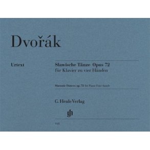 Antonín Dvorák: Slavonic Dances Op.72 - Piano Four-Hands (Henle Urtext)
