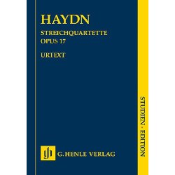 Joseph Haydn: String Quartets Volume III Op.17 (Study Score)