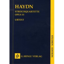 Franz Joseph Haydn: Streichquartette Op.33 (Urtext Score)