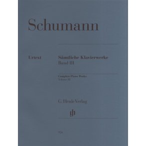 Robert Schumann: Complete Piano Works Volume 3 - Henle Urtext