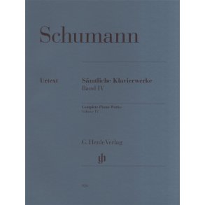 Robert Schumann: Complete Piano Works Volume 4 - Henle Urtext