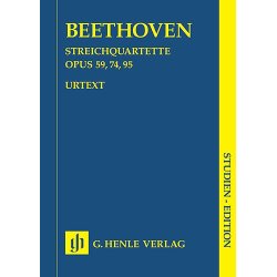 Ludwig van Beethoven: String Quartets op. 59, 74, 95