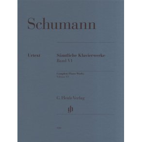 Robert Schumann: Complete Piano Works Volume 6 - Henle Urtext
