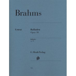 Johannes Brahms: Ballades Op.10 - Urtext