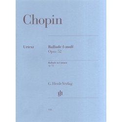Frdric Chopin: Ballade In F minor Op.52 - Henle Urtext Edition