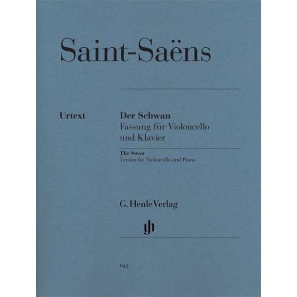 Camille Saint-Sa&euml;ns: The Swan - Cello/Piano (Urtext)