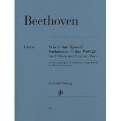 Ludwig Van Beethoven: Trio In C Op.87/Variations In C WoO 28 - Wind Parts (Urtext Edition)