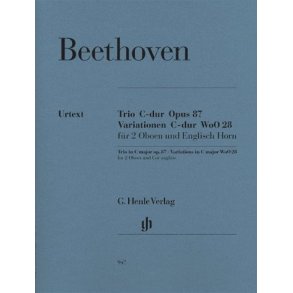 Ludwig Van Beethoven: Trio In C Op.87/Variations In C WoO 28 - Wind Parts (Urtext Edition)
