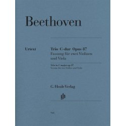 Ludwig Van Beethoven:  Trio In C Op.87 - Parts (Urtext Edition)