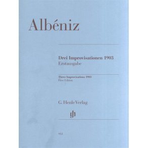 Isaac Albniz: Three Improvisations 1903