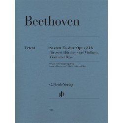 Ludwig Van Beethoven: Sextet In E Flat Op.81b - Urtext Parts
