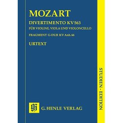W.A. Mozart: String Trio E Flat KV 563 (Henle Urtext Edition)