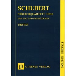 Franz Schubert: String Quartet "Der Tod Und Das Madchen" D 810 (Urtext)