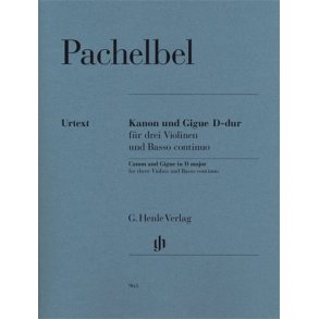 Johann Pachelbel: Canon And Gigue In D (Henle Urtext)