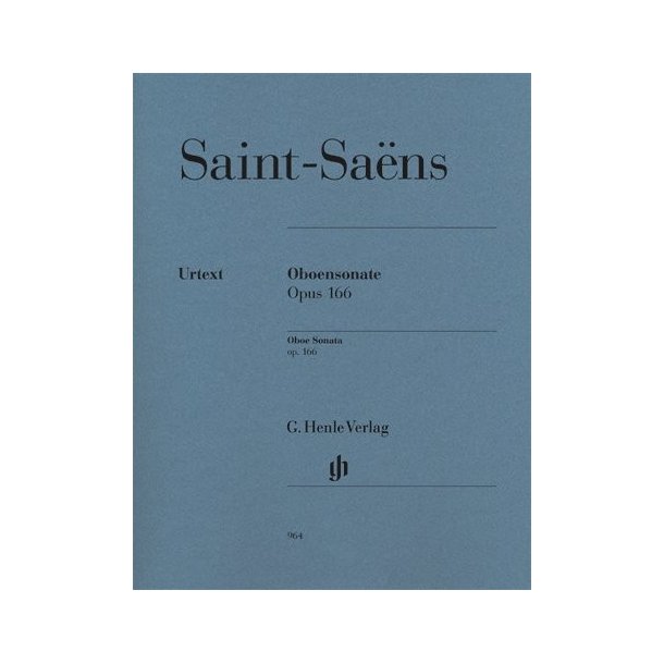 Camille Saint-Saens: Oboe Sonata Op.106 (Urtext)