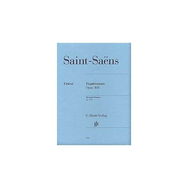 Camille Saint-Saens: Bassoon Sonata Op.168 (Urtext)