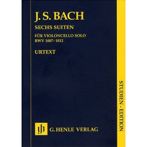 J.S.Bach: Six Suites For Cello (Study Score)