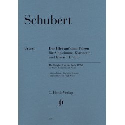 Franz Schubert: The Shepherd on the Rock (Henle Urtext Edition)