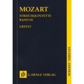 W.A. Mozart: Streichquintette Band III - Urtext (Study Score)