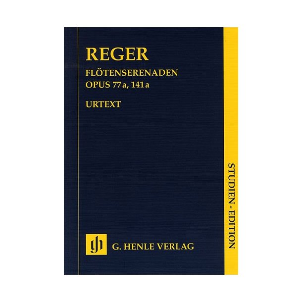 Max Reger: Serenades Op.77a And Op.141a (Henle Urtext Edition) - Score