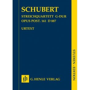 Franz Schubert: String Quartet In G Major Op. post. 161 D 887 - Study Score