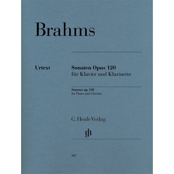 Johannes Brahms: Clarinet Sonatas Op. 120 (Clarinet in B Flat)