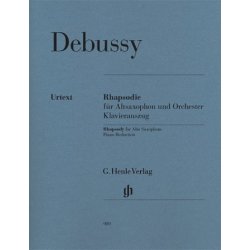 Claude Debussy: Rhapsody For Alto Saxophone And Orchestra (Piano Reduction)