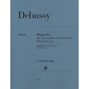 Claude Debussy: Rhapsody For Alto Saxophone And Orchestra (Piano Reduction)