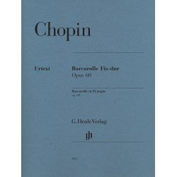 Frdric Chopin: Barcarolle In F Sharp Op.60 (Urtext Edition)