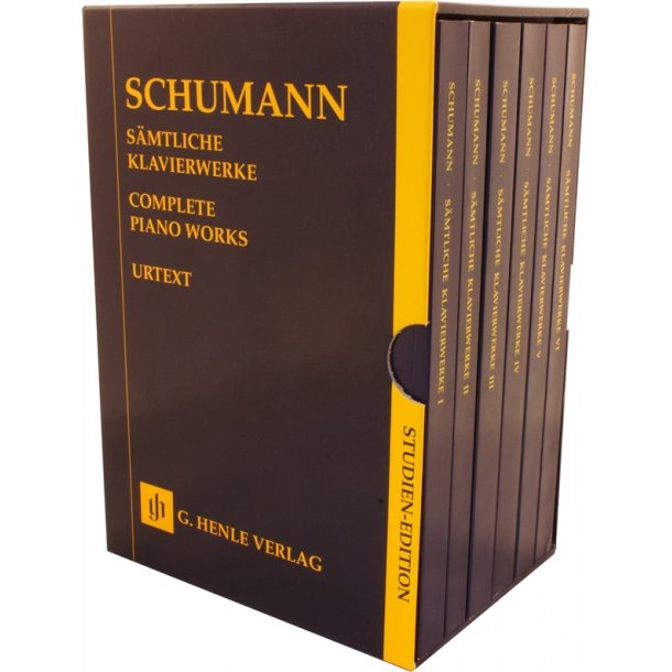 Robert Schumann: Complete Piano Works Study Score - 6 Volume Slipcase (Henle Urtext)
