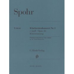 Spohr Louis Clarinet Concerto No.1 In C Minor Op. 26 Clt/Pf Urtext Bk