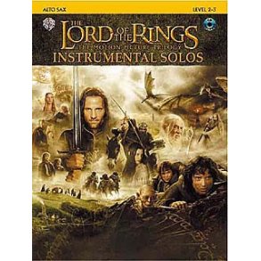 Lord Of The Rings: Instrumental Solos - Alto Sax (Book And CD)