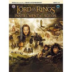 Lord Of The Rings: Instrumental Solos: Viola/Piano Accompaniment (Book And CD)